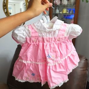 Vintage Pinafore Baby Dress